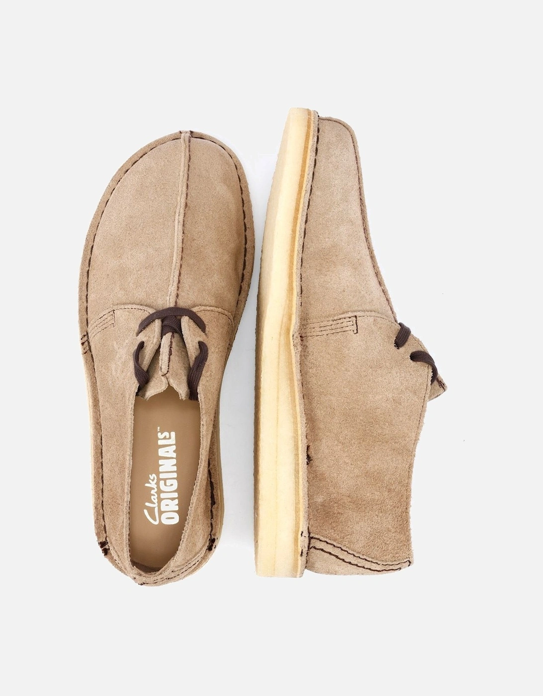 Originals - 26180650 MENS DESERT TREK WOLF SUEDE