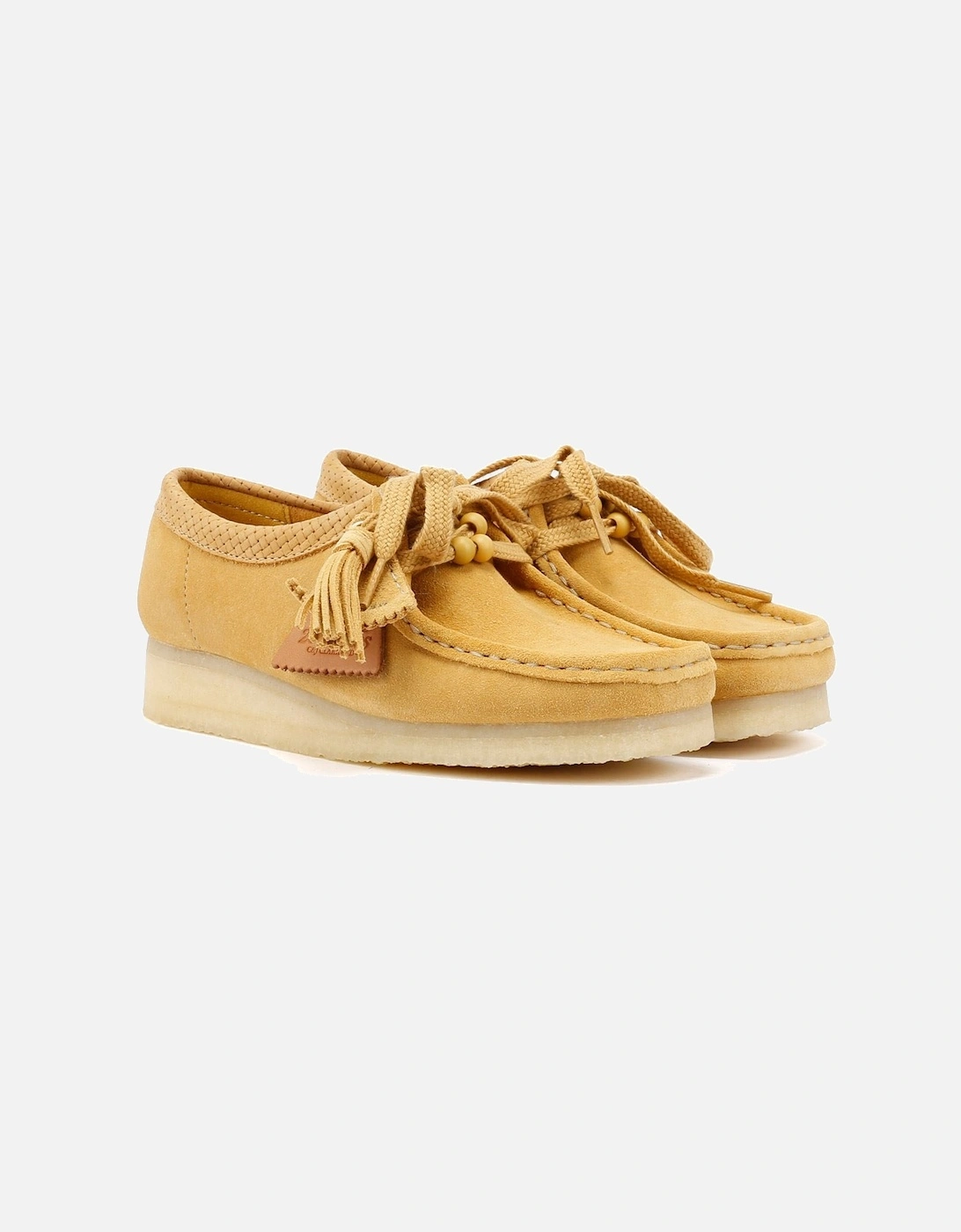 Originals Wallabee Suede Women's Golden Tan Shoes, 9 of 8