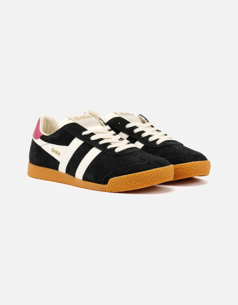 Elan Suede Women's Black/White Trainers