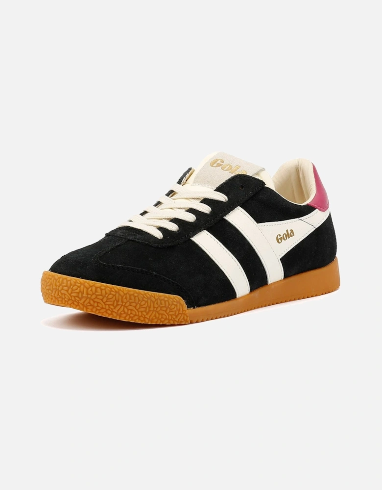 Elan Suede Women's Black/White Trainers