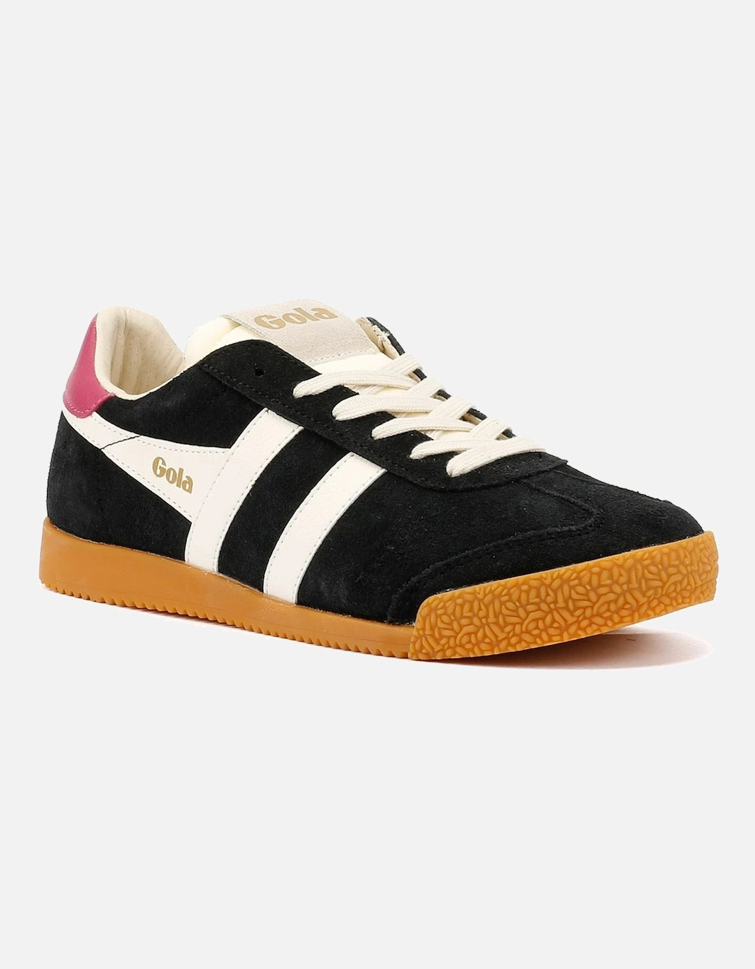 Elan Suede Women's Black/White Trainers