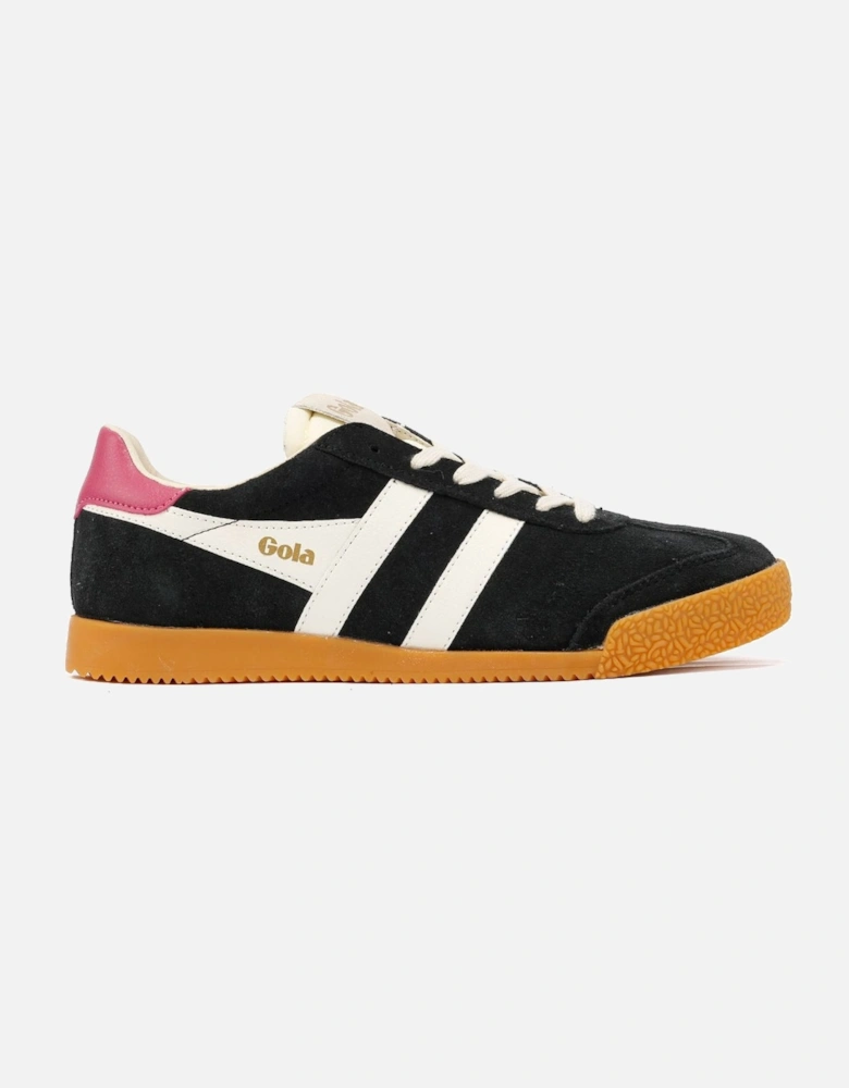 Elan Suede Women's Black/White Trainers