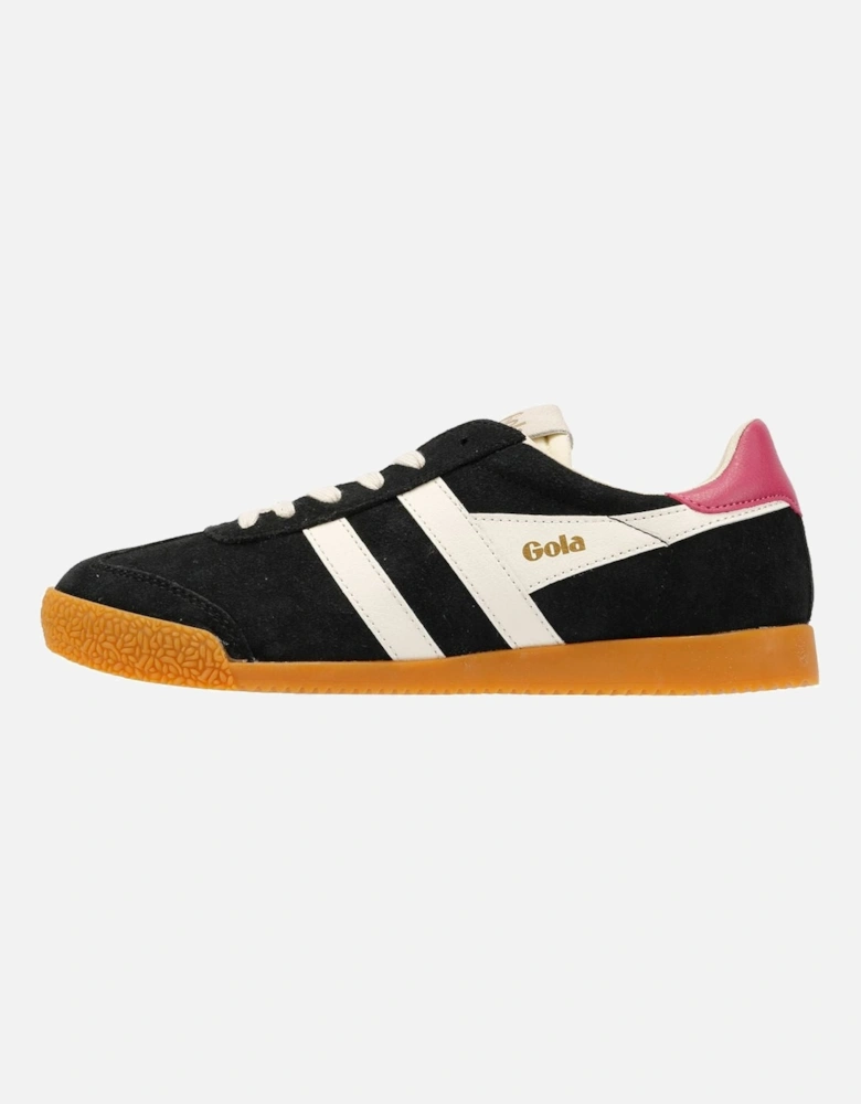 Elan Suede Women's Black/White Trainers