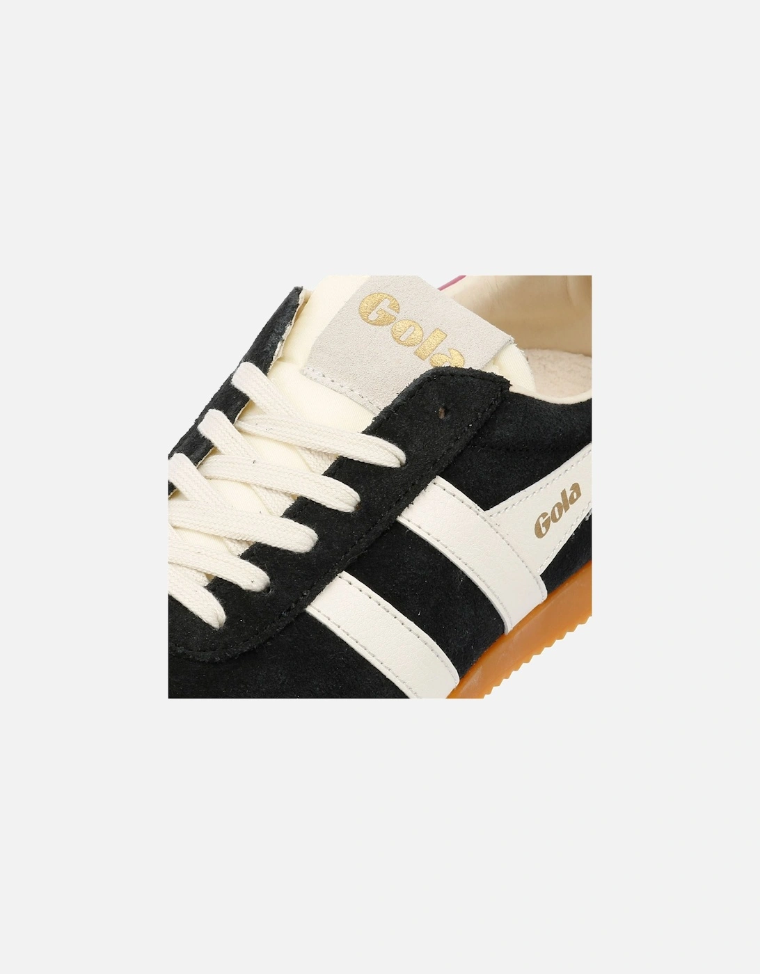 Elan Suede Women's Black/White Trainers