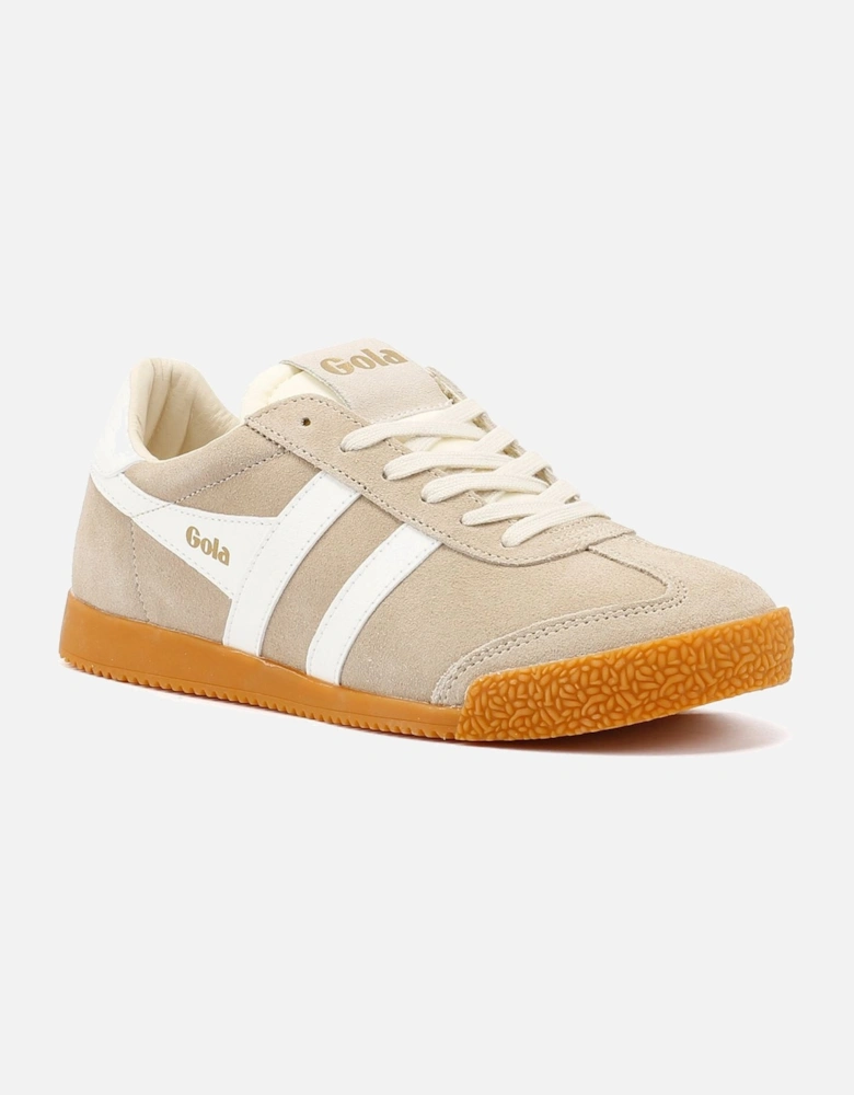 Elan Suede Women's Bone/White Trainers