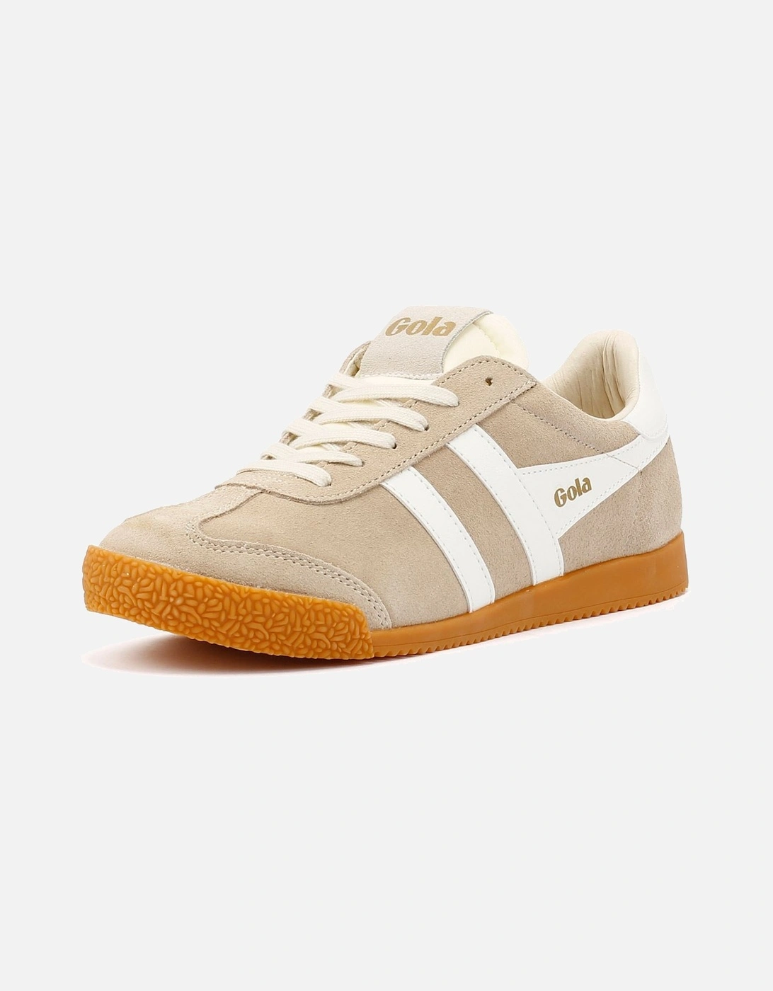 Elan Suede Women's Bone/White Trainers