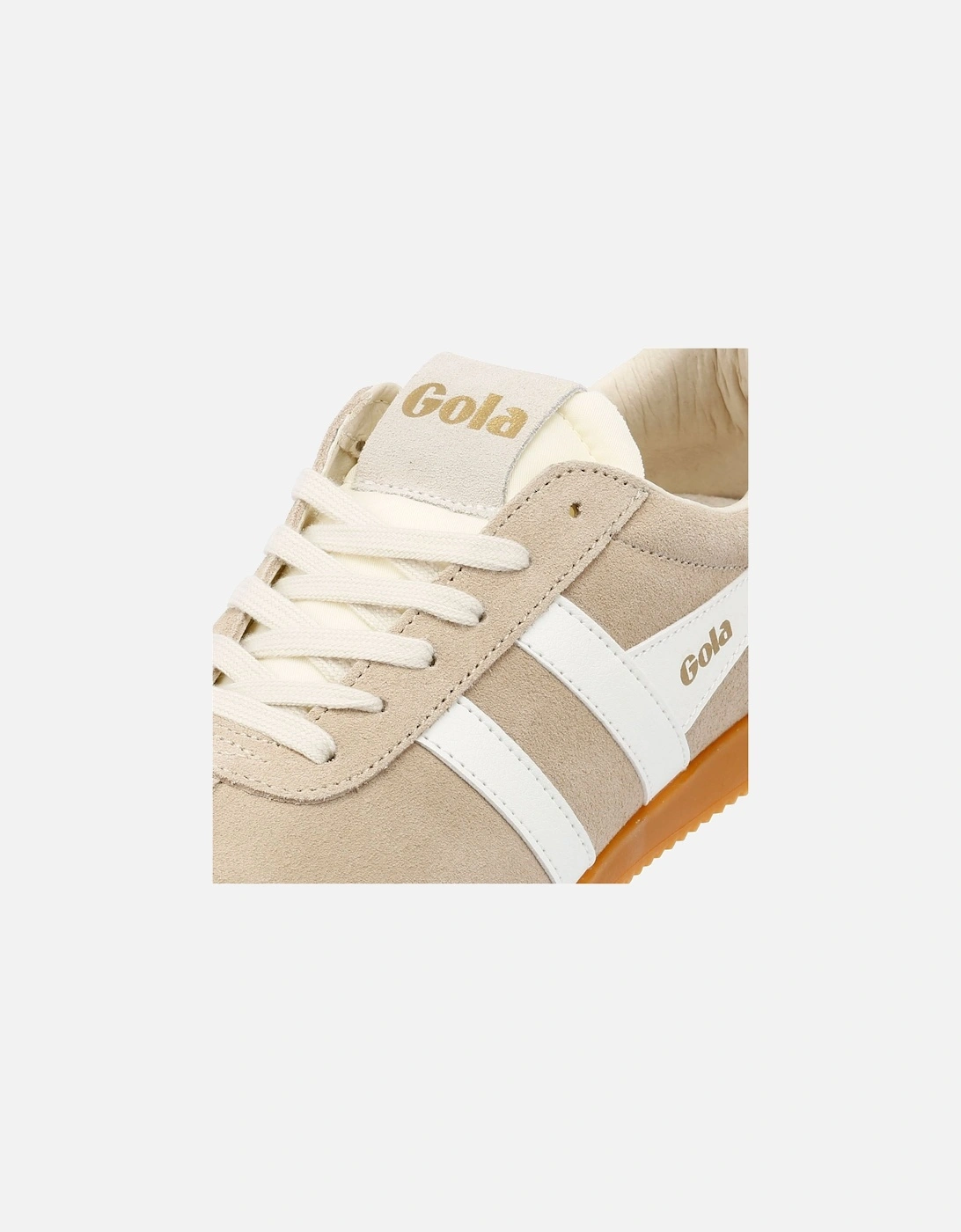 Elan Suede Women's Bone/White Trainers