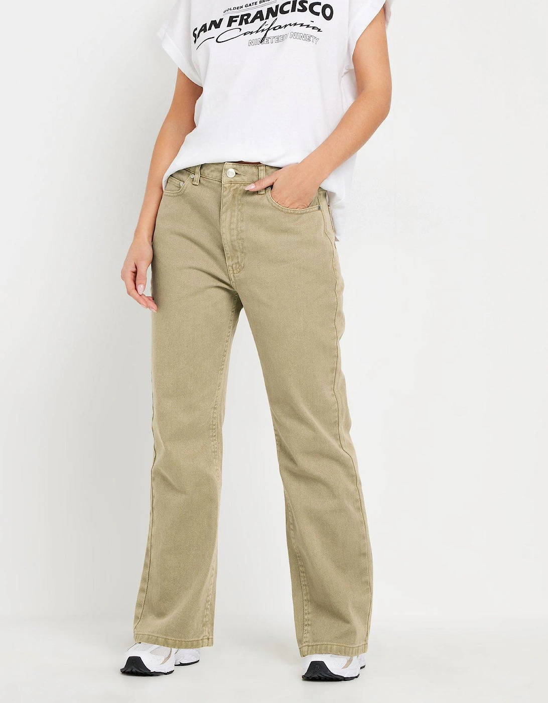 Petite Straight Leg Jean - Natural, 2 of 1