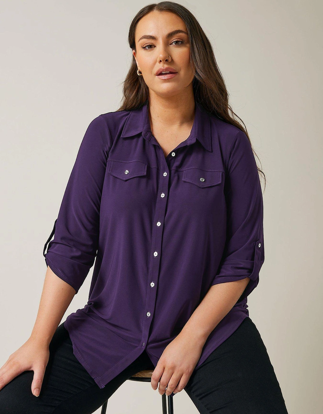 Utility Shirt - Purple, 2 of 1