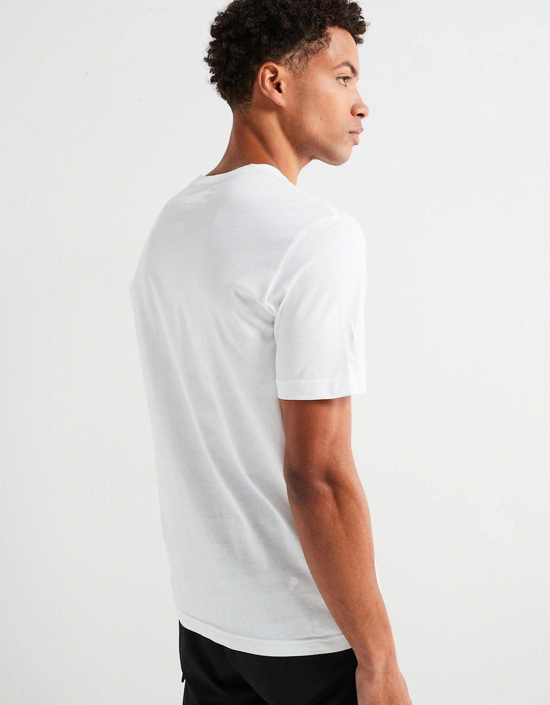 Linear Minimal Logo T-Shirt - White