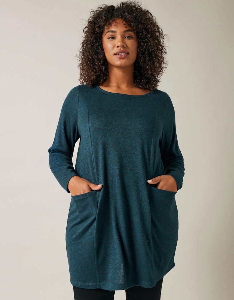 Drop Pocket Tunic Top