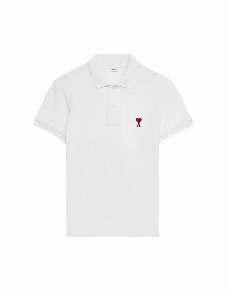 Ami De Coeur Polo Shirt White