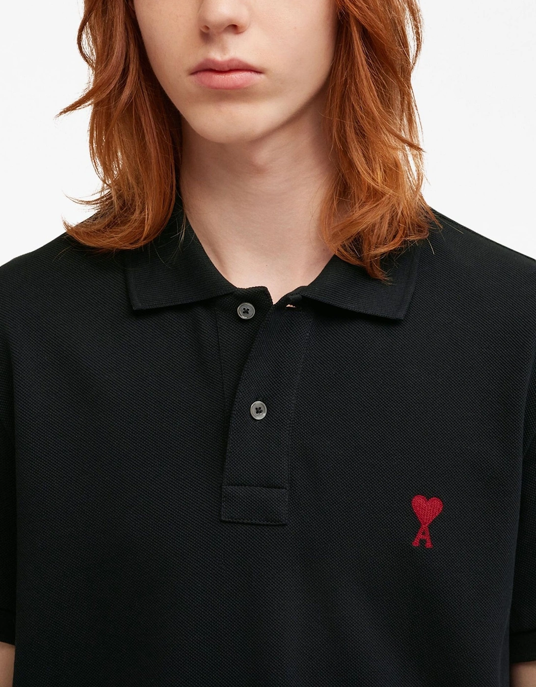 Ami De Coeur Polo Shirt Black