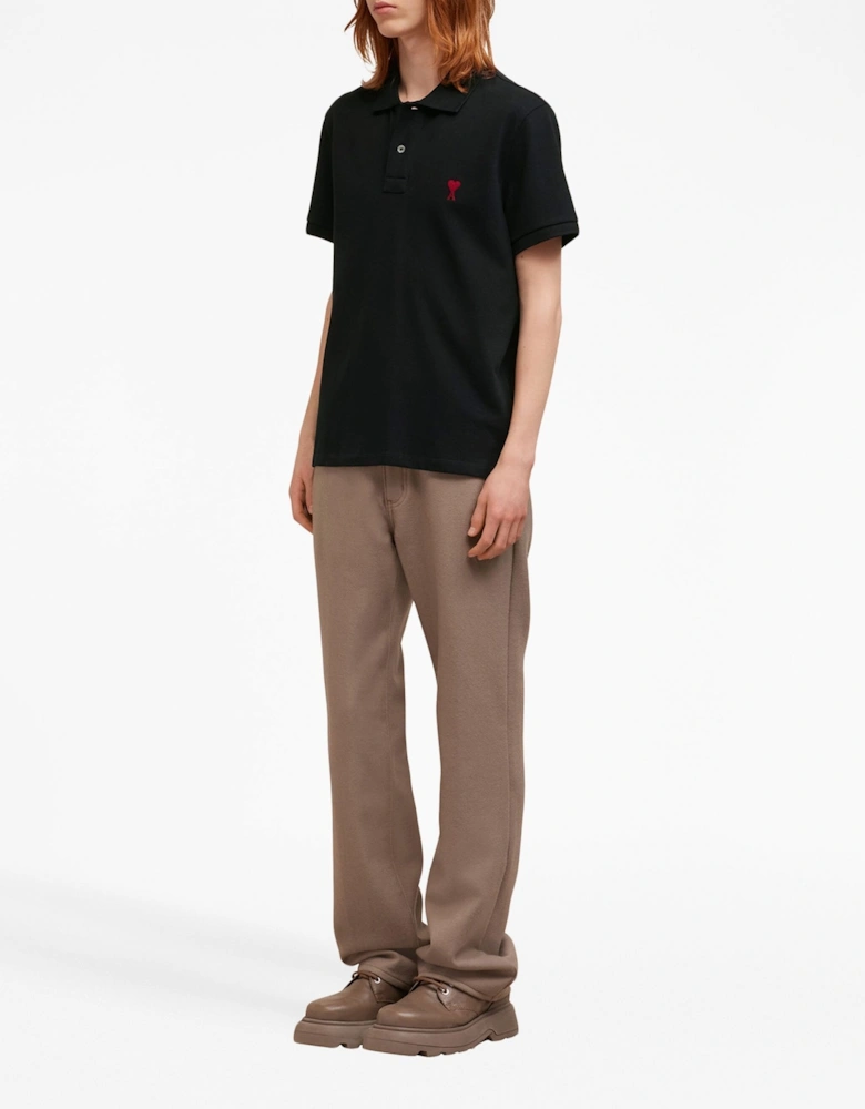 Ami De Coeur Polo Shirt Black