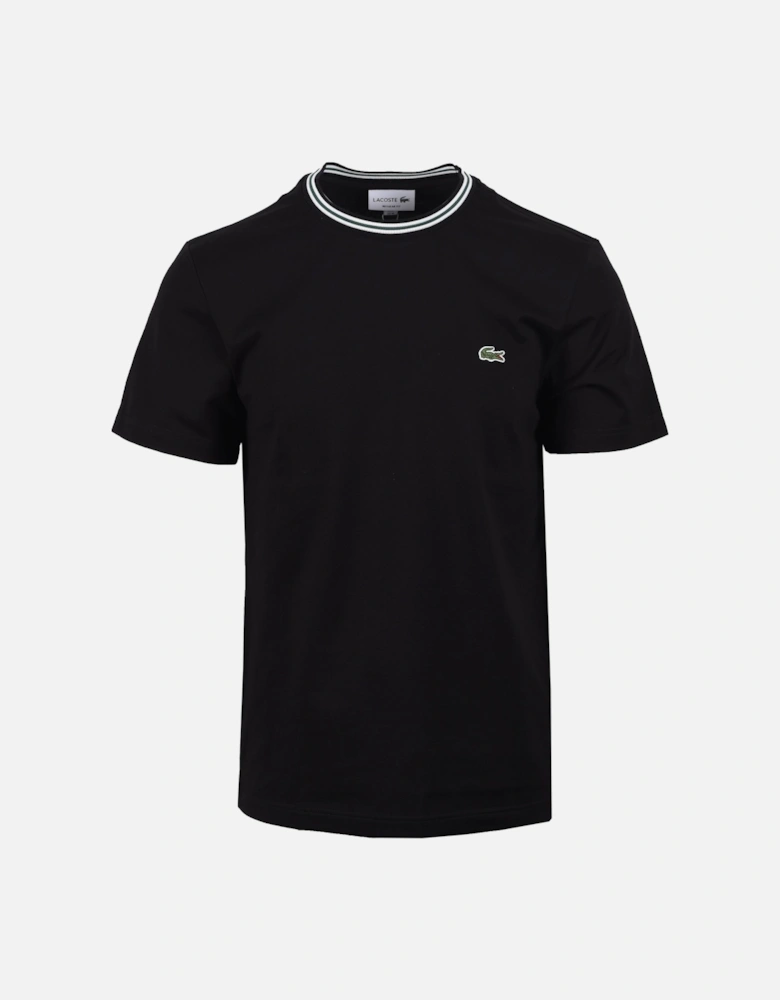 Tipped T-shirt Black