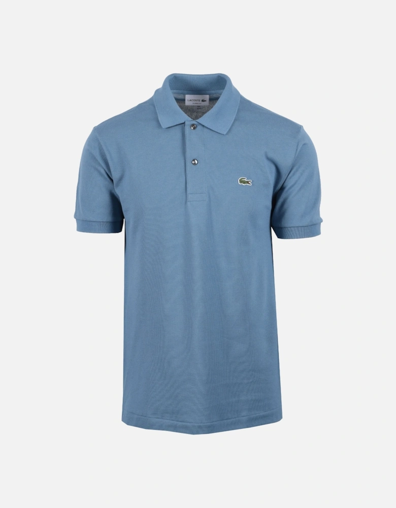 L.12.12 Piqué Cotton Polo Shirt Limestone