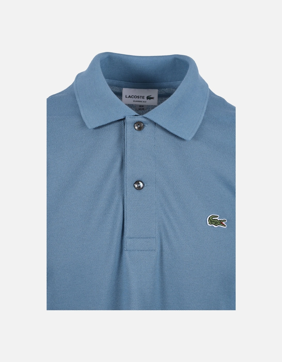 L.12.12 Piqué Cotton Polo Shirt Limestone