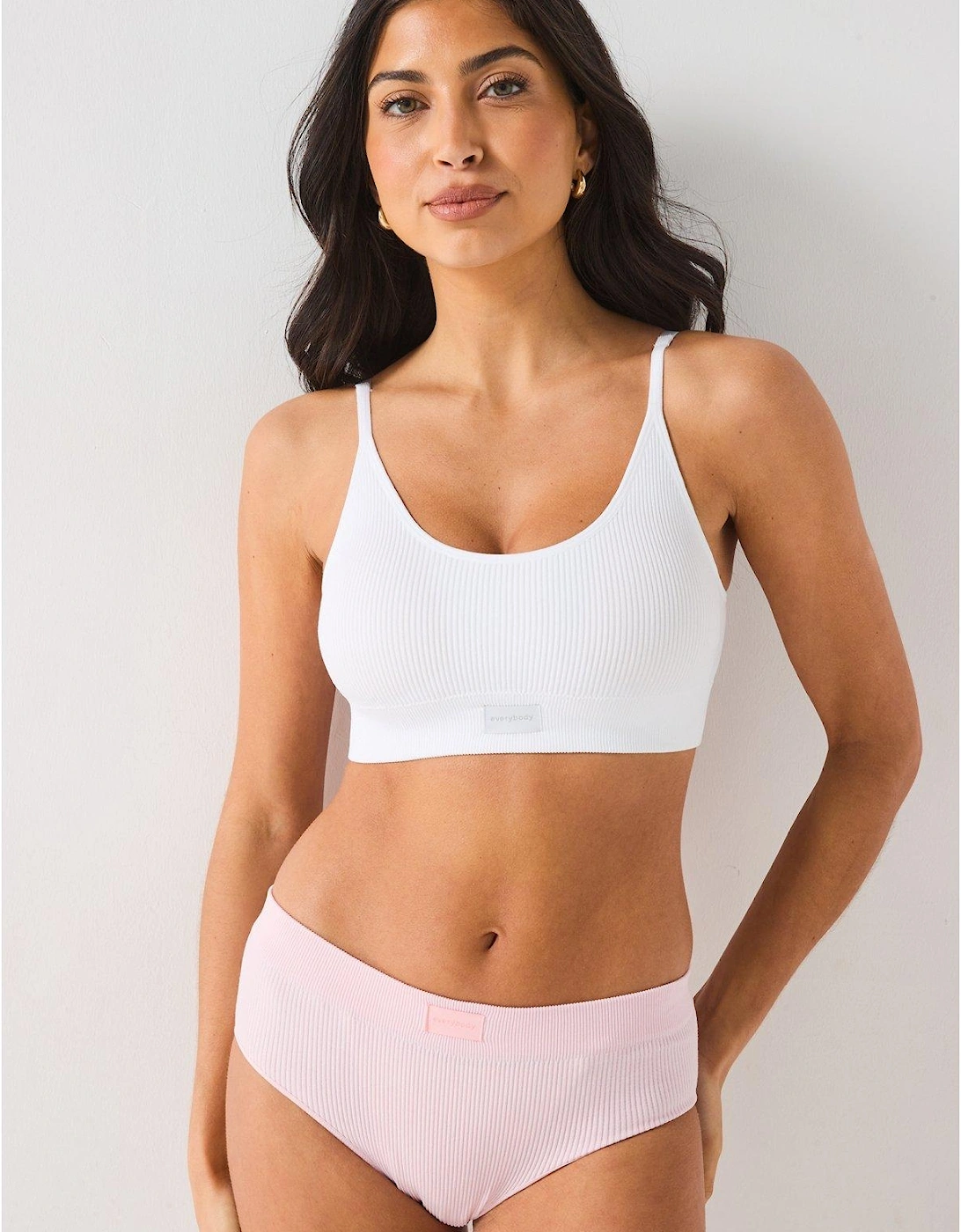 2pk Seamless Scoop Bralet - Pink