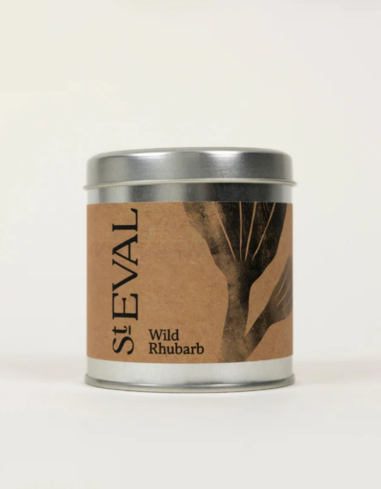 Wild Rhubarb Scented Tin Candle