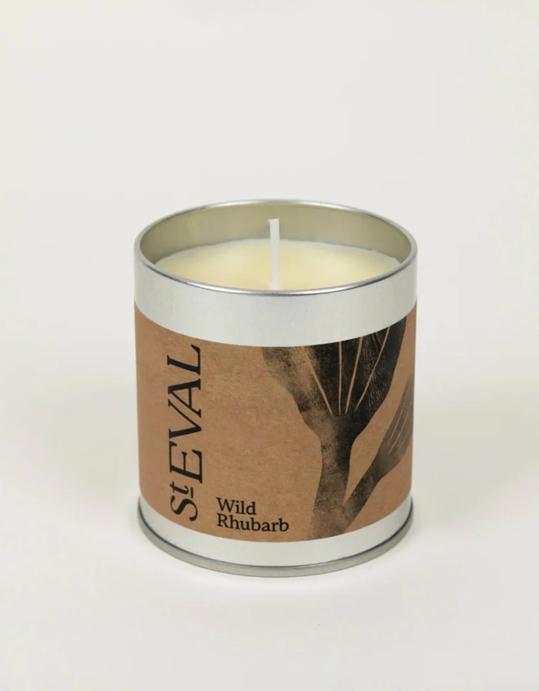 Wild Rhubarb Scented Tin Candle