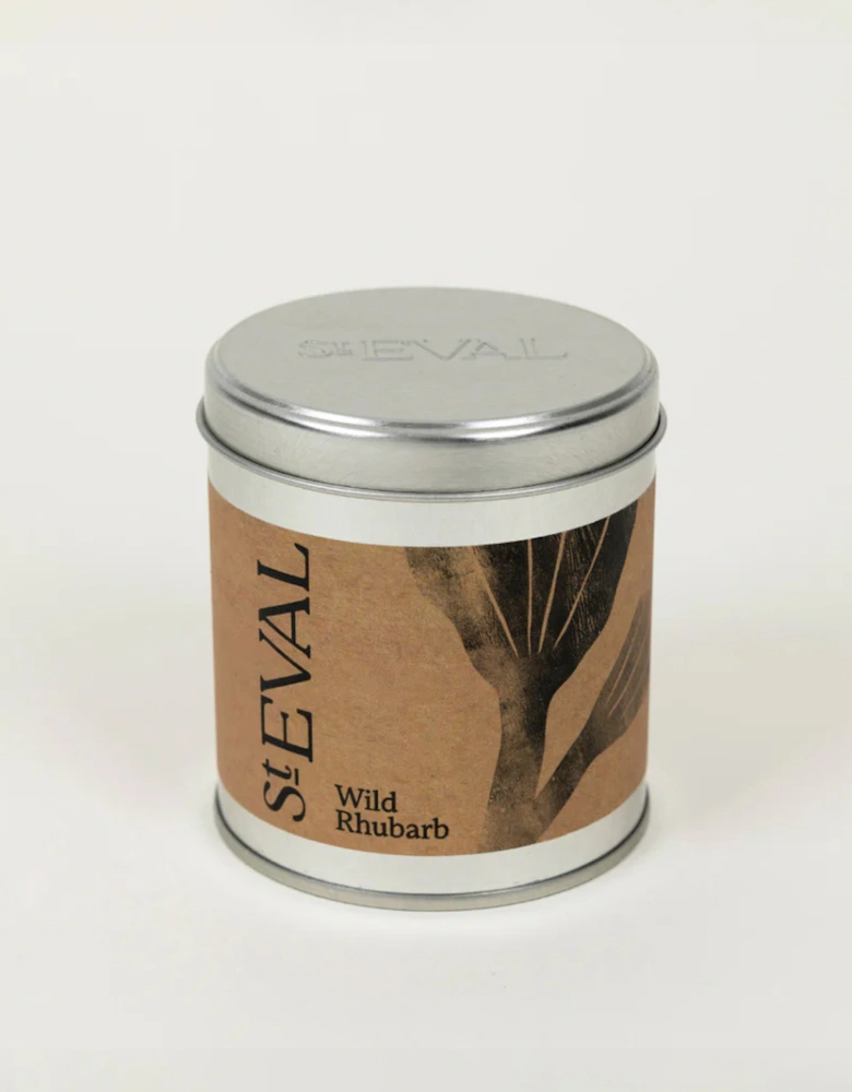 Wild Rhubarb Scented Tin Candle