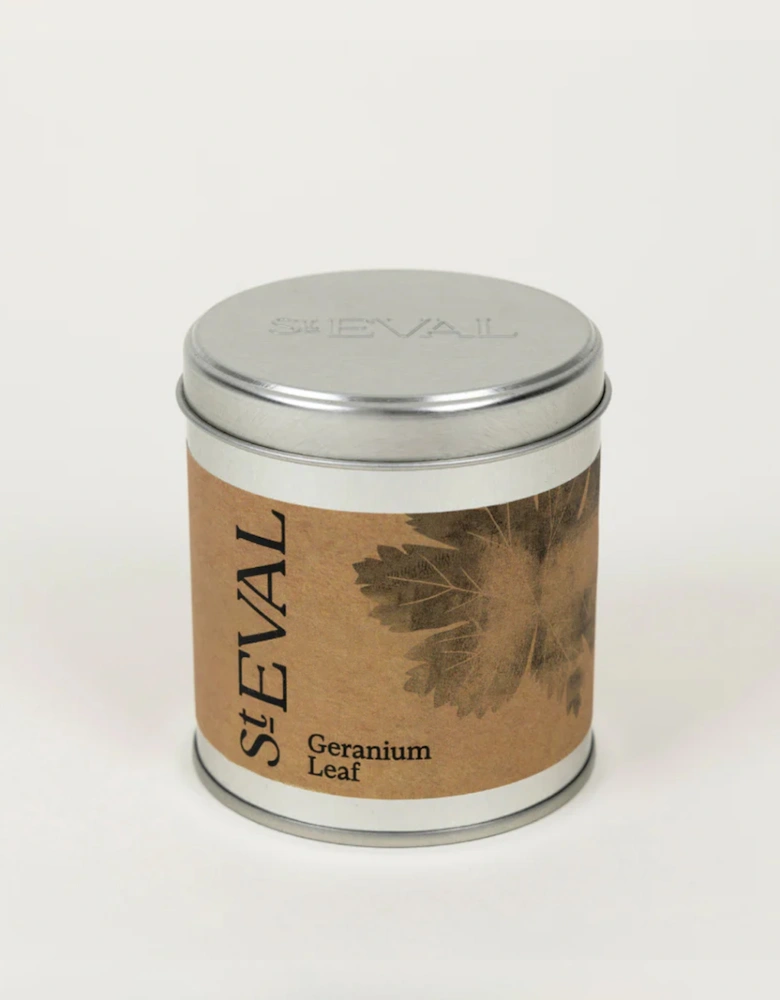 Geranium Leaf Scented Tin Candle