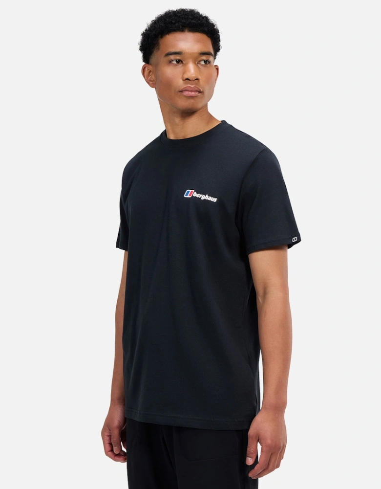 Men's Front & Back Tee Jet Black