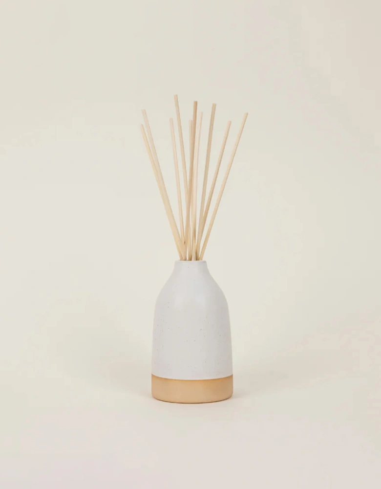 White Speckle Ceramic Diffuser Pot