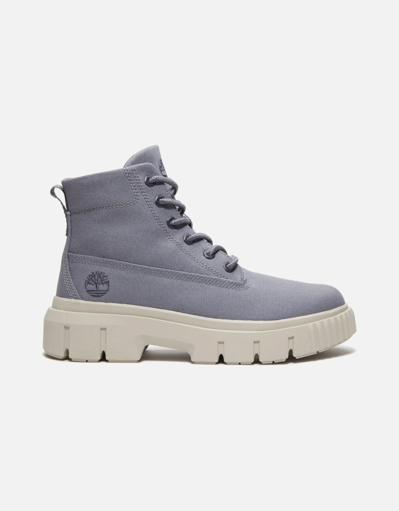 Greyfield Mid Lace Boot - Medium Purple Canvas