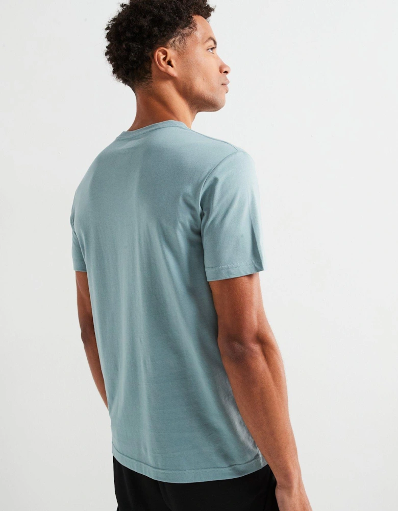 Linear Minimal Logo T-Shirt - Light Blue