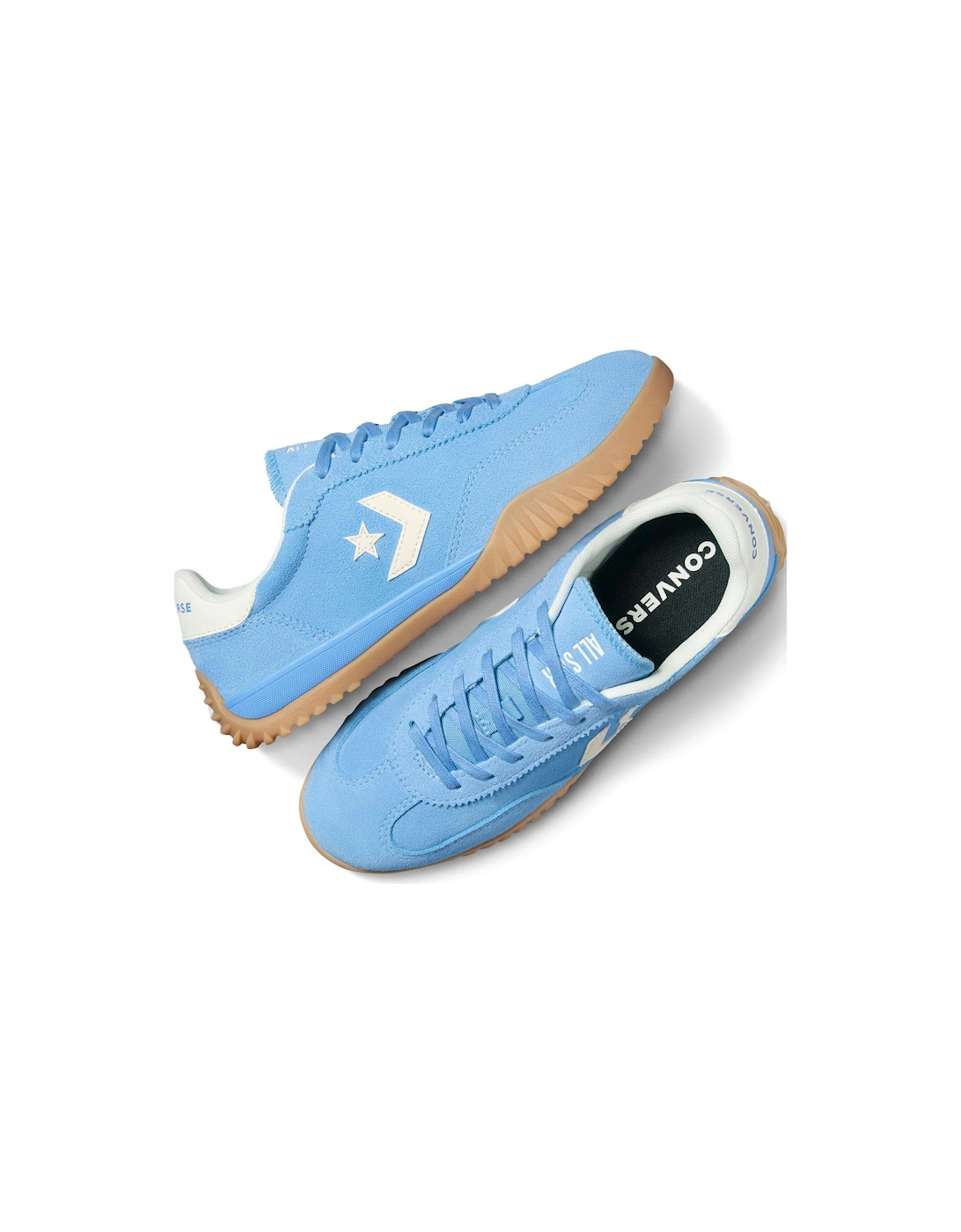 Womens Run Star Trainer Suede Ox - Neutral - Blue