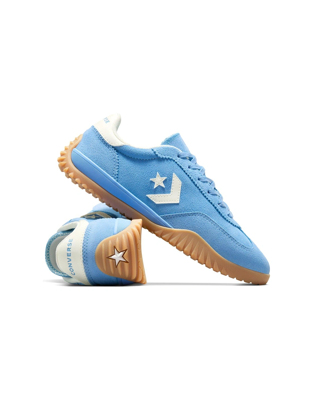 Womens Run Star Trainer Suede Ox - Neutral - Blue