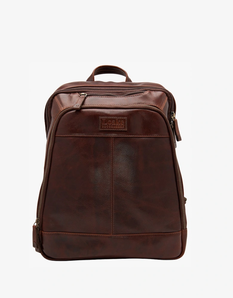 Waterloo Brown Leather Rucksack