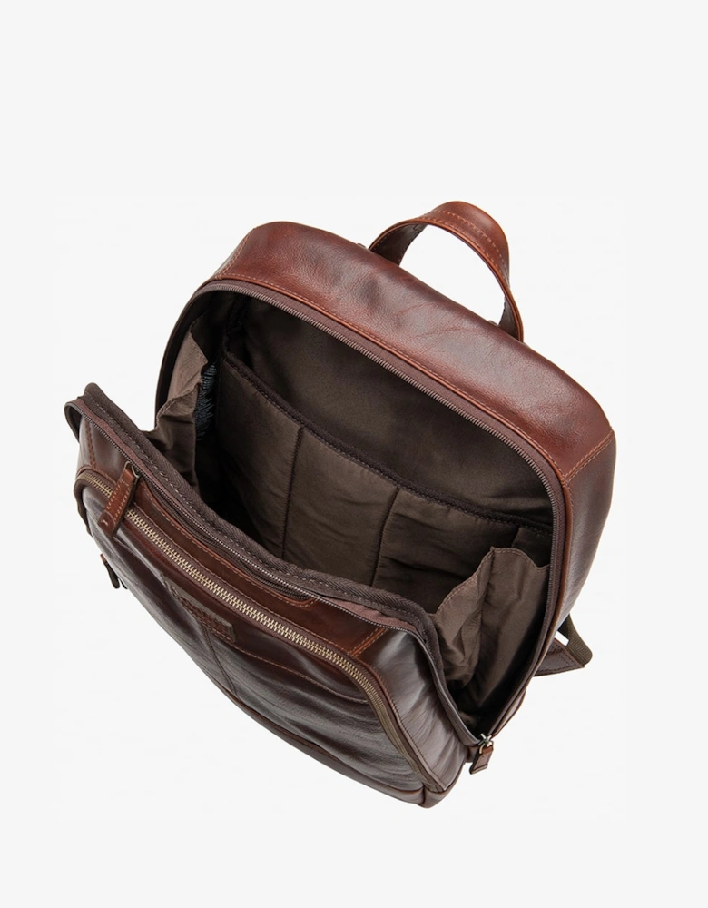 Waterloo Brown Leather Rucksack