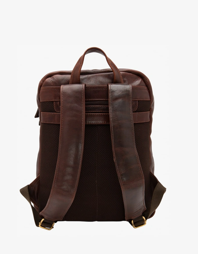 Waterloo Brown Leather Rucksack