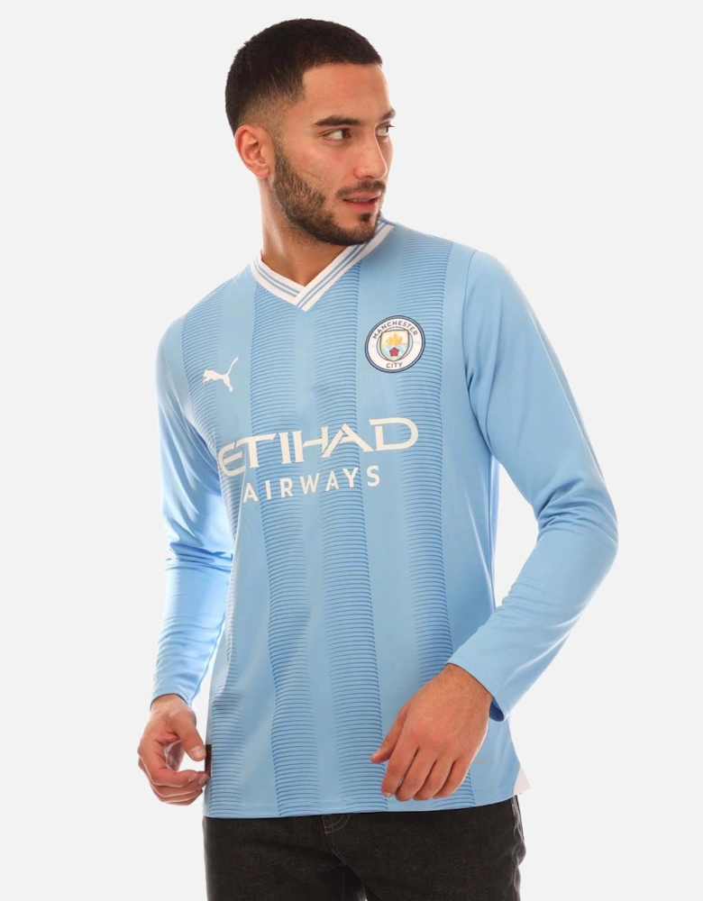 Manchester City 2023/24 Replica Home LS Jersey