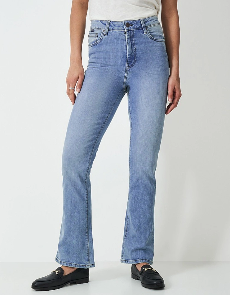 Women's Bootcut Jeans Light Wash