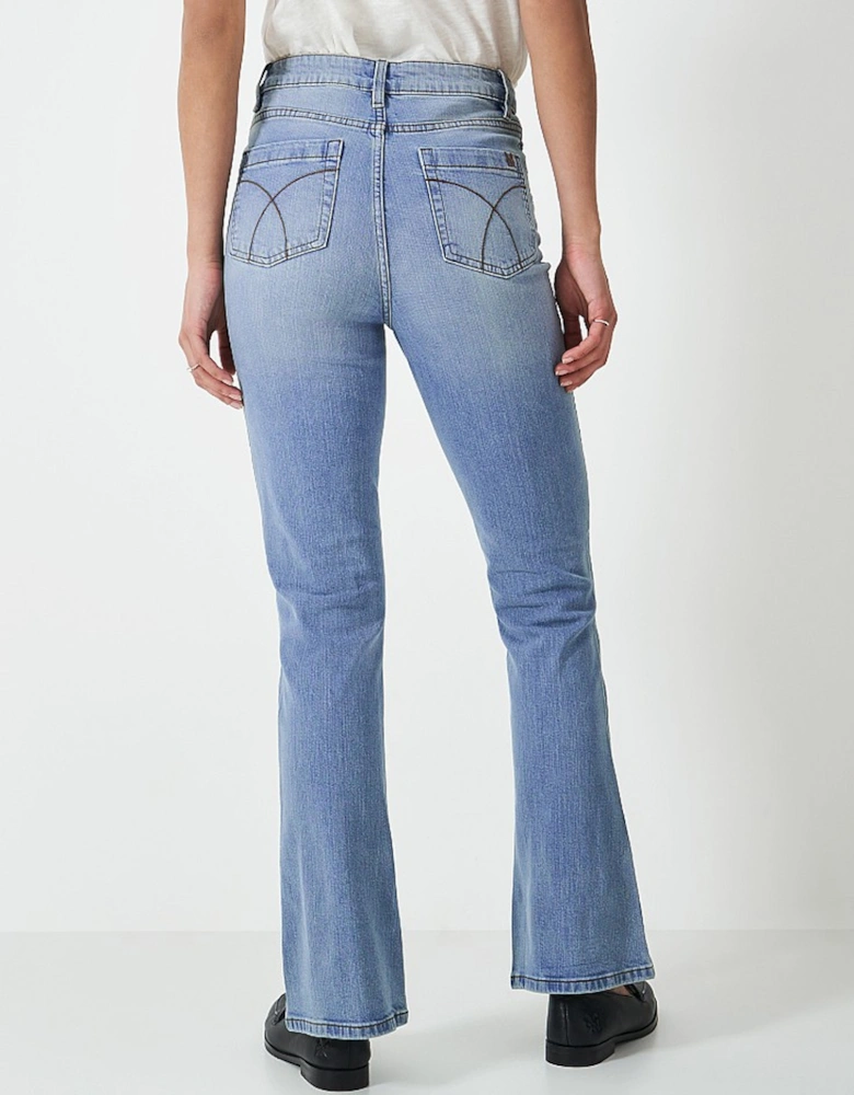 Women's Bootcut Jeans Light Wash