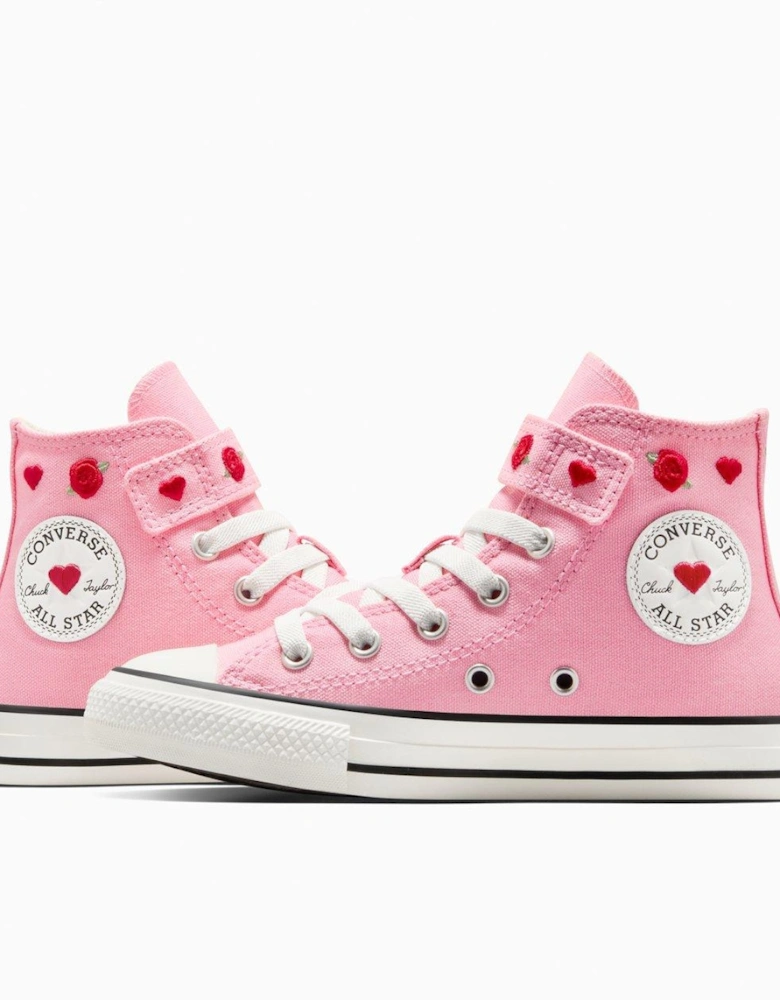 Kids Chuck Taylor All Star 1V Canvas Hi - Red