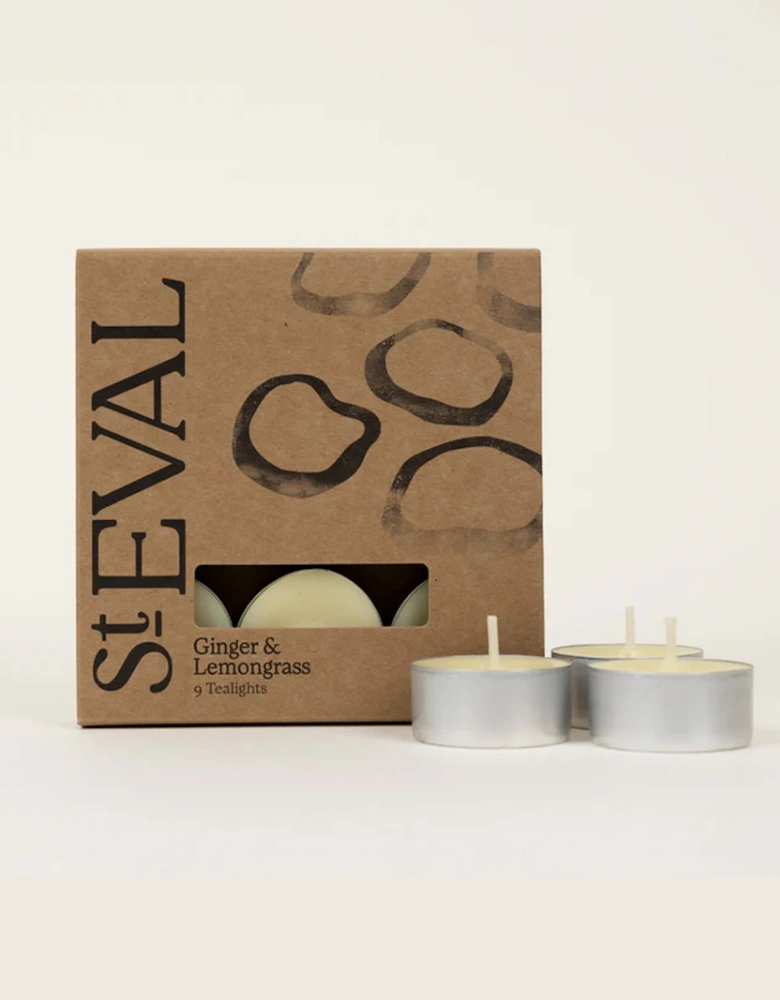 Ginger & Lemongrass Scented Tealights