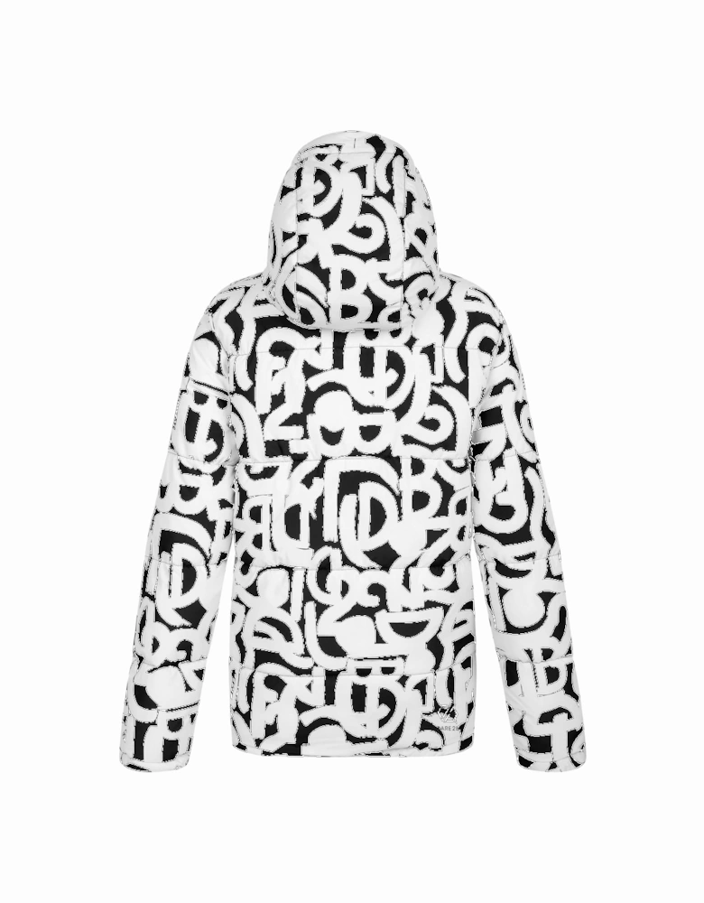 Womens/Ladies Society Graffiti Padded Jacket