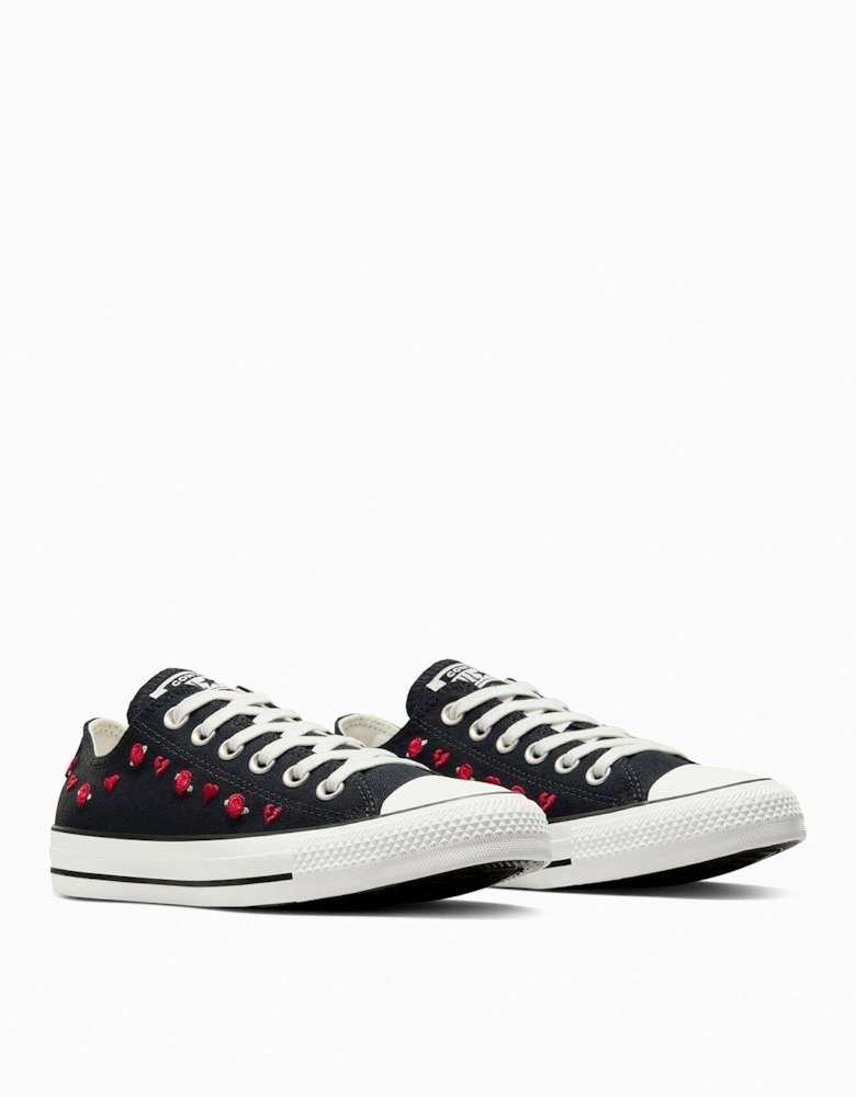 Womens Chuck Taylor All Star Canvas Ox - Red/Black