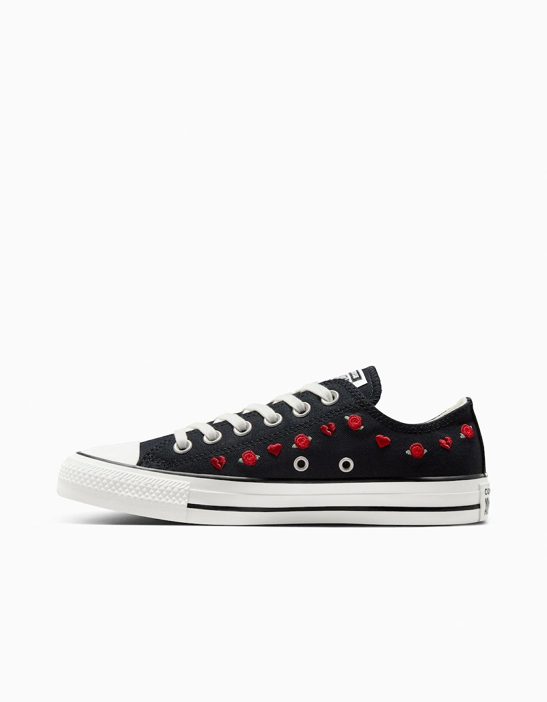 Womens Chuck Taylor All Star Canvas Ox - Red/Black