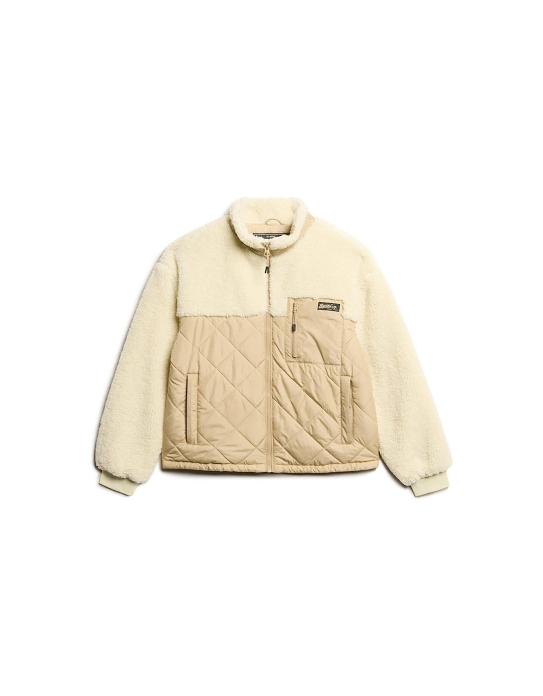 Workwear Fleece Hybrid Jacket - Cream