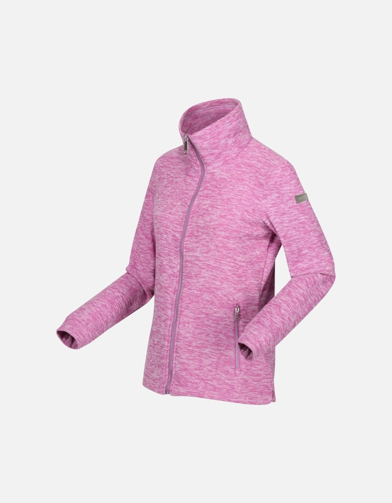 Womens/Ladies Azaelia Marl Full Zip Fleece Jacket