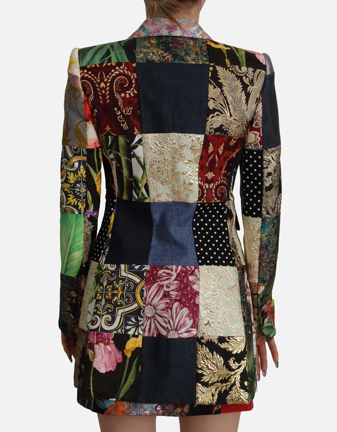 Patchwork Brocade Blazer JKT3310 Women - Multicolor Suits
