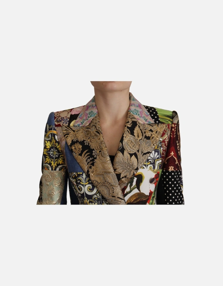 Patchwork Brocade Blazer JKT3310 Women - Multicolor Suits