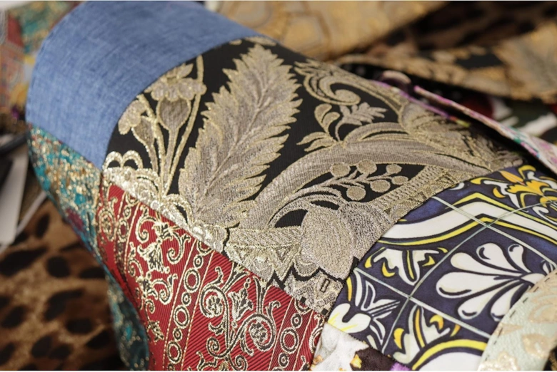Patchwork Brocade Blazer JKT3310 Women - Multicolor Suits