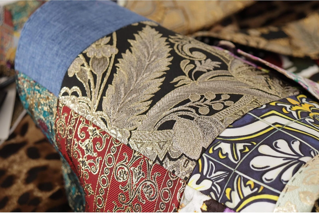 Patchwork Brocade Blazer JKT3310 Women - Multicolor Suits