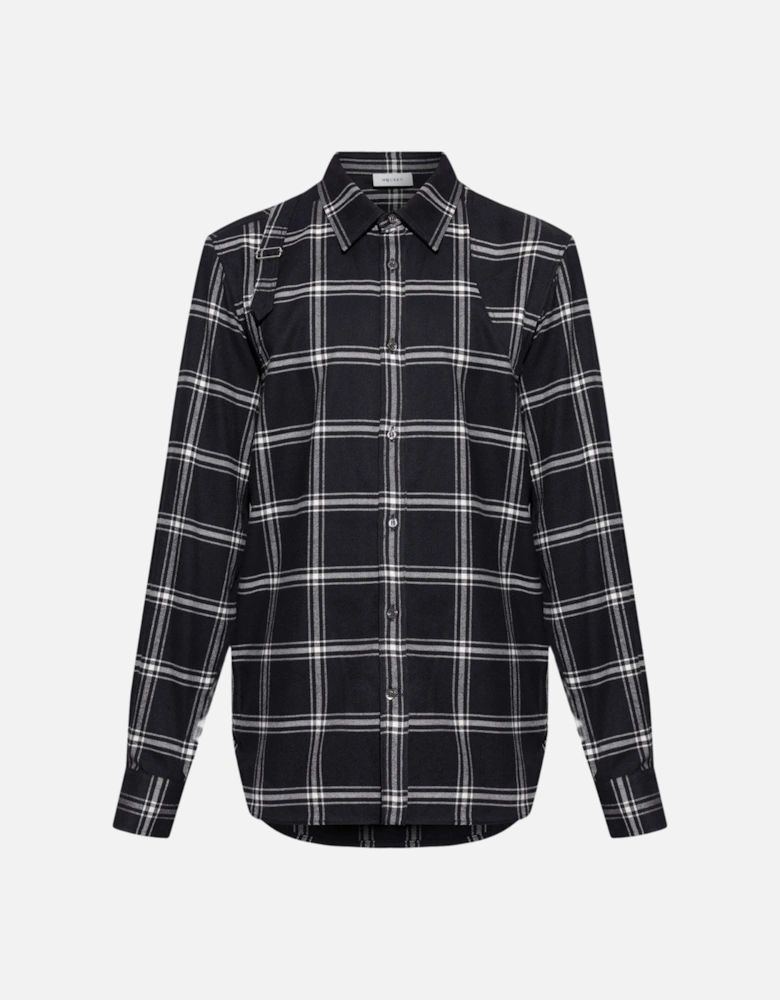 Check Harness Shirt Black